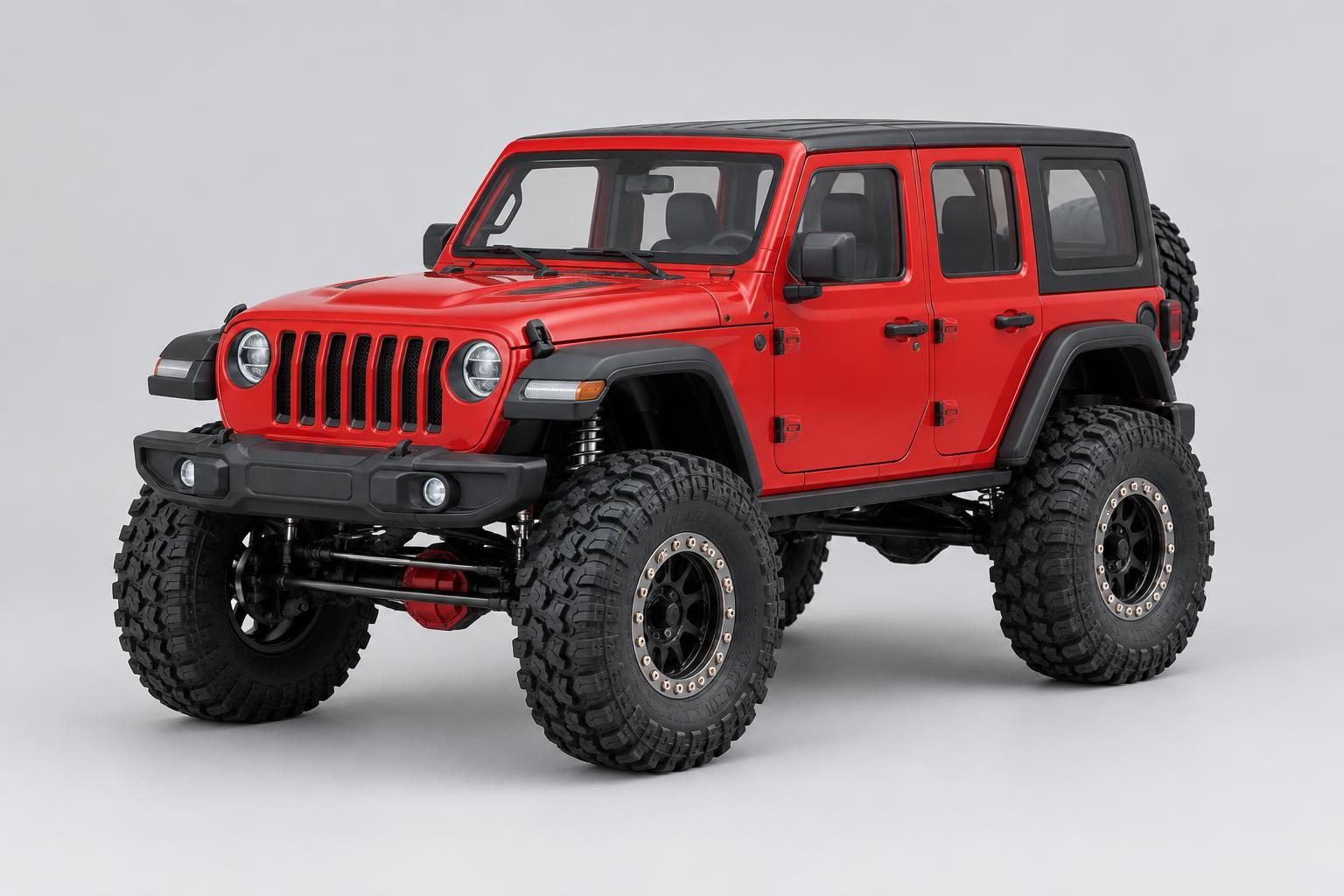 4-Door Off-Road Rock Crawler (Axial SCX10 III type)