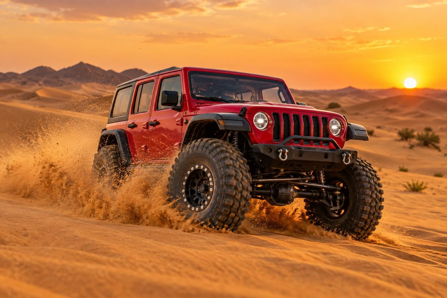 4-Door Off-Road Rock Crawler (Axial SCX10 III type) — photo 3