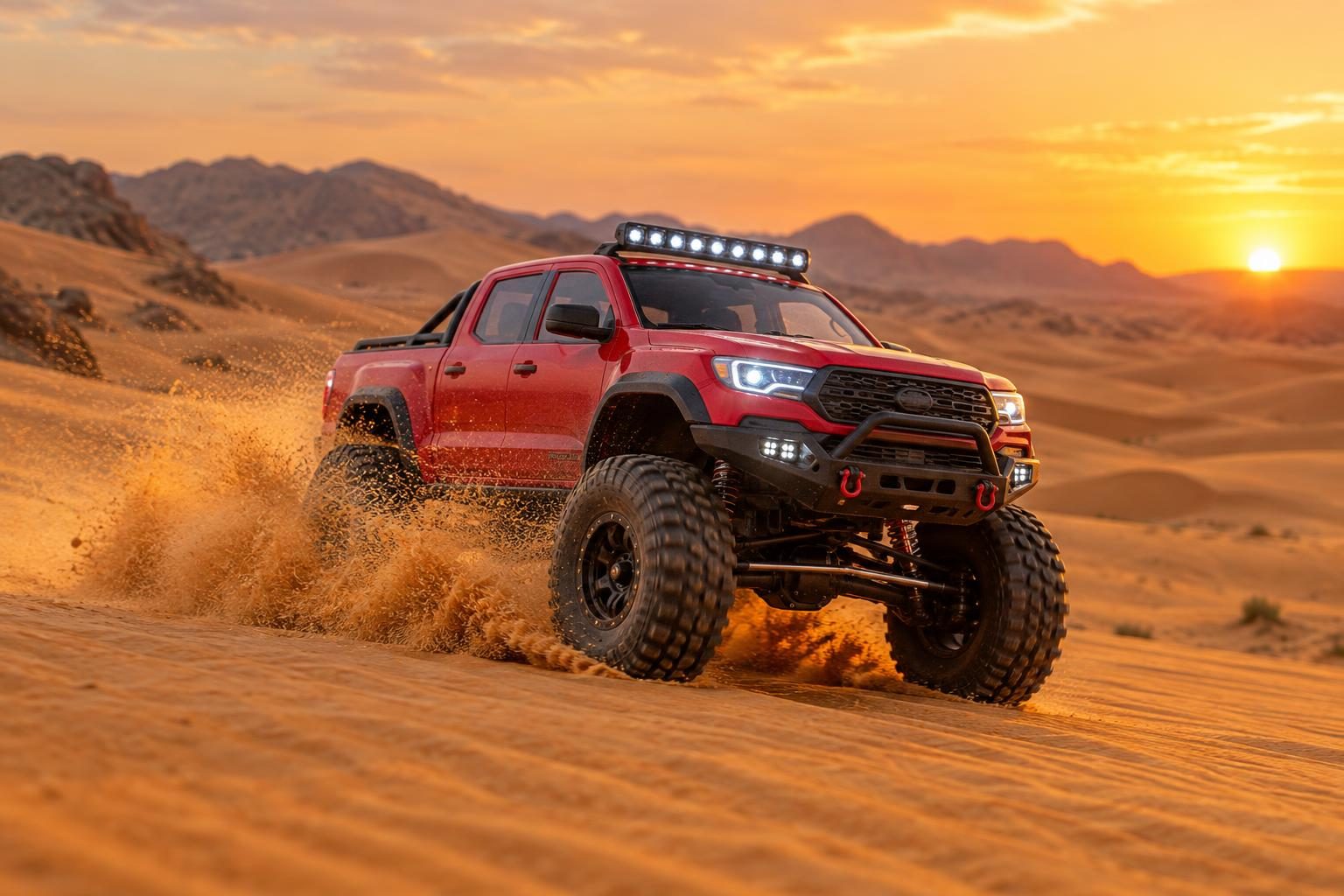 Mini 4x4 Pickup Crawler (FMS FCX24M Tacoma type) — photo 3