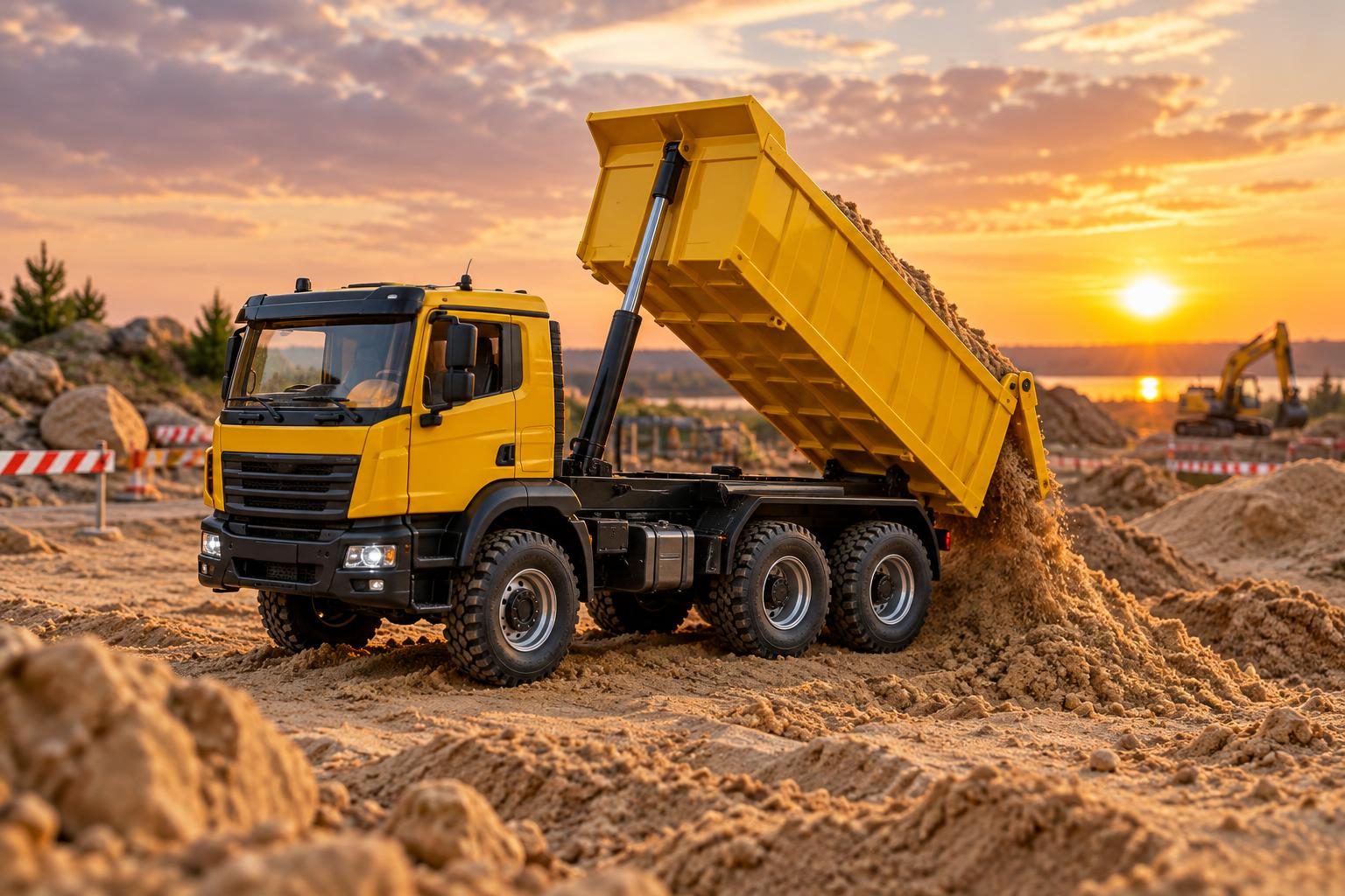RC Dump Truck (Huina 1573 / 1582 type) — photo 3