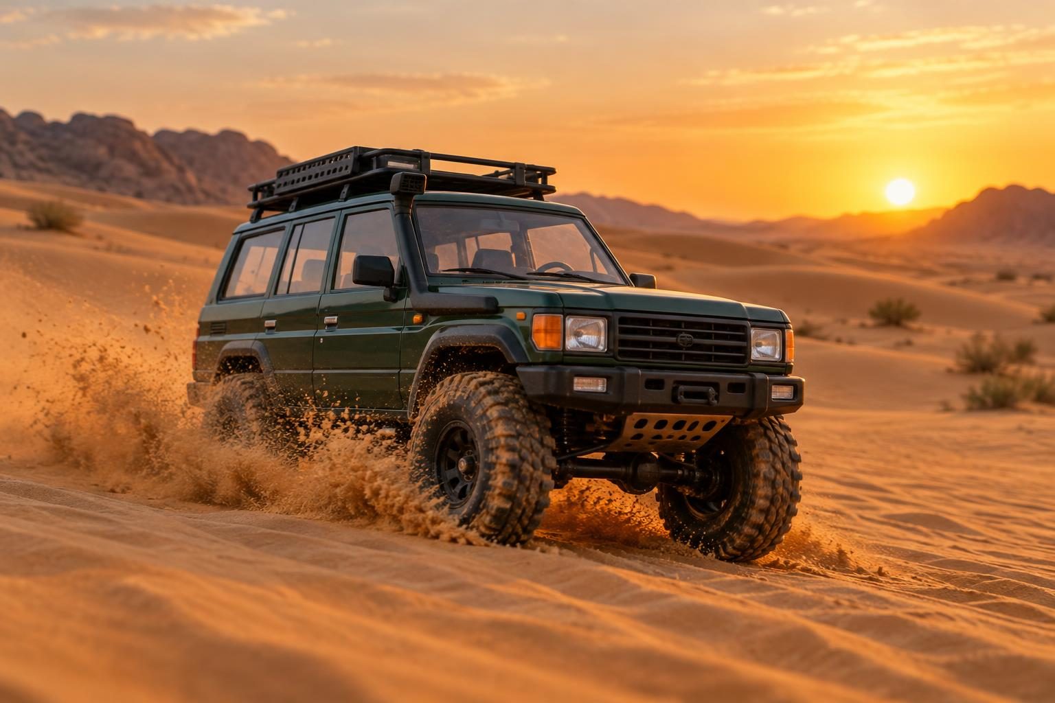 Classic 4x4 SUV Mini Crawler (FMS FCX18 LC80 type) — photo 3