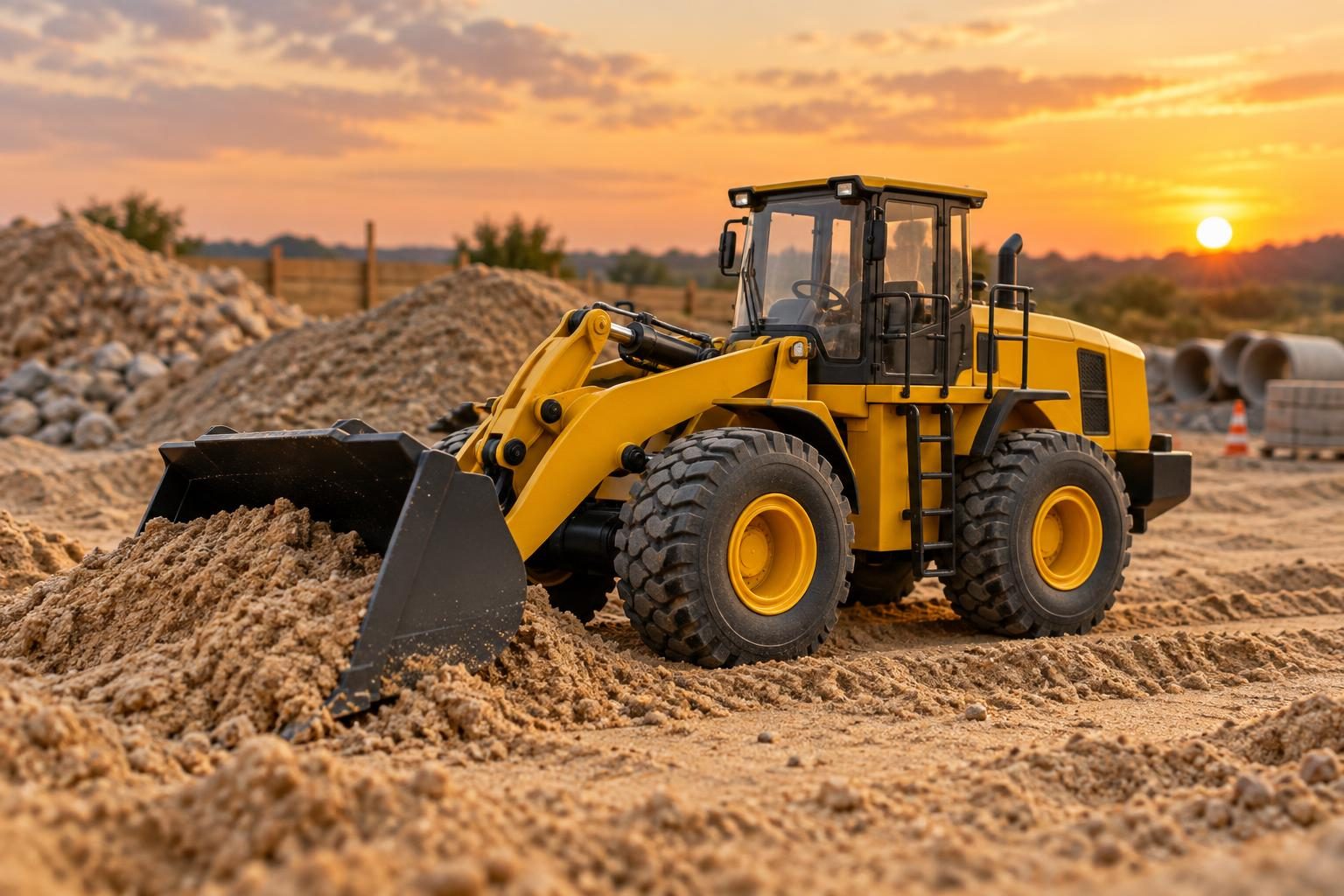 RC Wheel Loader (Huina 1583 type) — photo 3